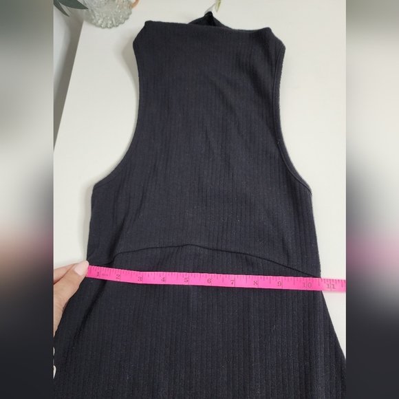 🔥FREE PEOPLE🔥 Stretchy Black Sleeveless Dress - Picture 6 of 8